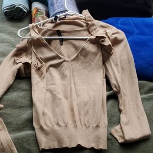 Tank with cardigan